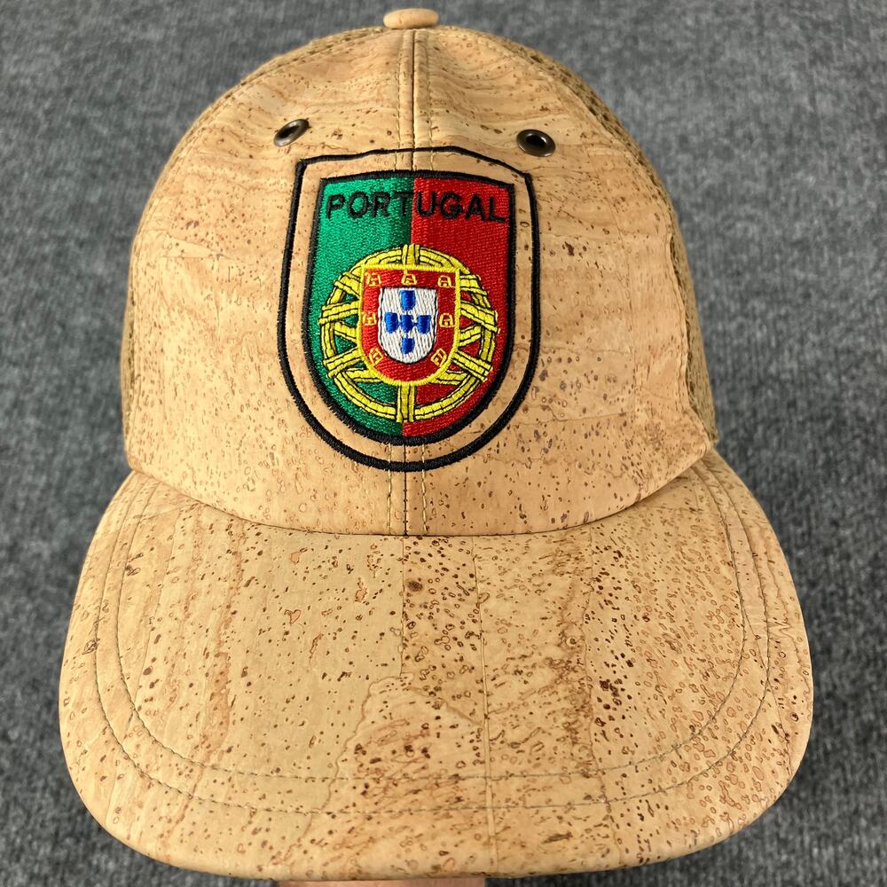 Portugal Cork Hat Embroidered‎ Cap Natural Cork One Size Cotton